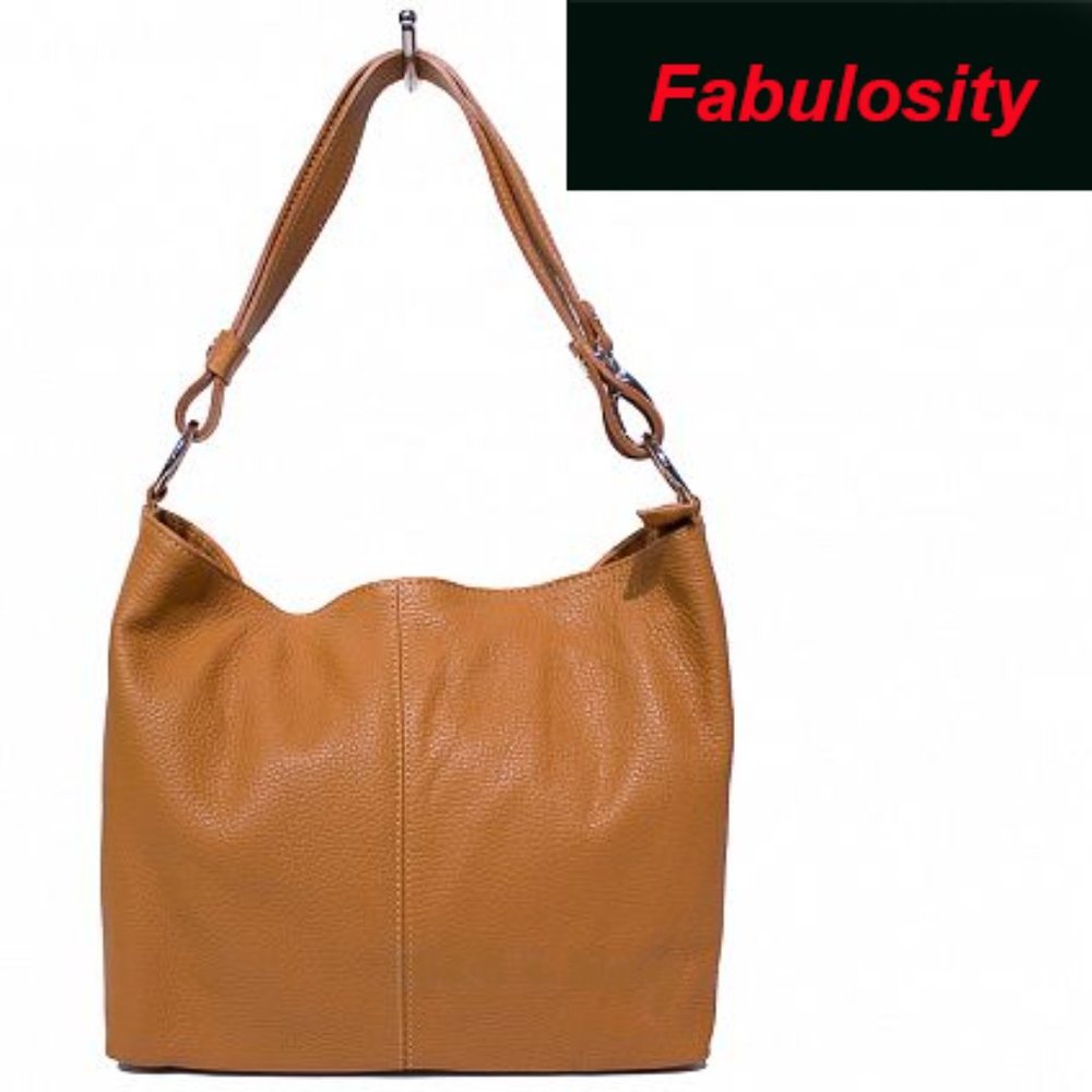 Adorable Brown Bag Italian Leather